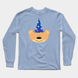 Teddy bear with Wizzard Hat Long Sleeve T-Shirt